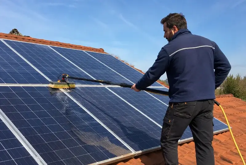 Nettoyage et entretien de panneaux solaires à Saint-Chaptes